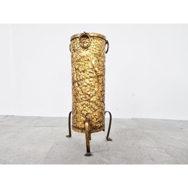 Mid-Century Copper Umbrella Stand, 1960s For Sale - Image 3 of 9