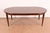 Henredon Style French Regency Louis XVI Walnut Extension Dining Table, Newly Refinished For Sale - Image 14 of 14