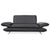 Gavin 117 Leather Two-Seater Rossini Sofa in Black Anthracite with Manual Function from Koinor For Sale - Image 13 of 13