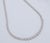 2020s Floret Pave Set 30 Ct Diamond , Vs1, E Color, Cluster Necklace in Platinum, 15" For Sale - Image 5 of 8