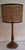 Brown German Art Deco Table Lamp in Turned Beechwood with Viennese Wickerwork Shade, 1930s For Sale - Image 8 of 8