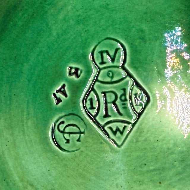 Green George Jones Majolica Water Lily Plate Glazed in Lush Greens, English, Ca. 1869 For Sale - Image 8 of 8