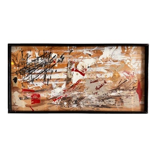 Assemblage on Layered Plywood, Mixed Media Painting by J. Rogers 2010 For Sale