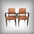 Bridge Chairs in Beechwood, 1940s, Set of 2 For Sale - Image 16 of 16