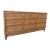 American of Martinsville Hollywood Regency Woven Rattan Dresser 6448 For Sale