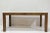Wood Mid 20th Century Attributed to Milo Baughman Burlwood Parsons Dining Table For Sale - Image 7 of 8