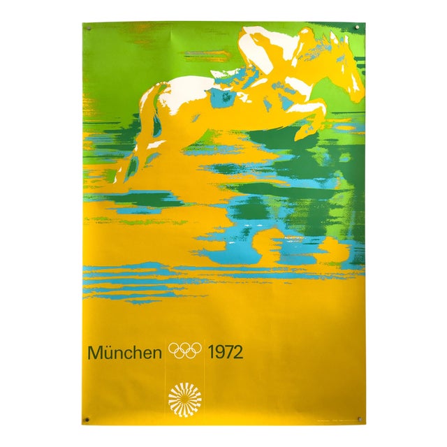 Original Olympic Poster by Otl Aicher, 1972 For Sale