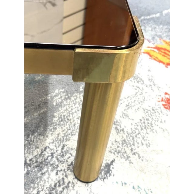 1970s Vintage Hollywood Regency Brass Coffee Table, 1970s For Sale - Image 5 of 10
