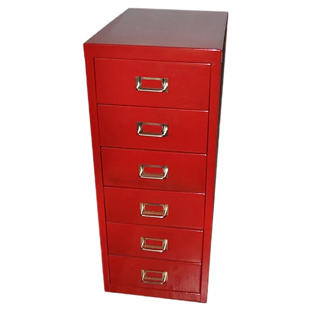 Industrial Metal Chest of Drawers, 1980s For Sale