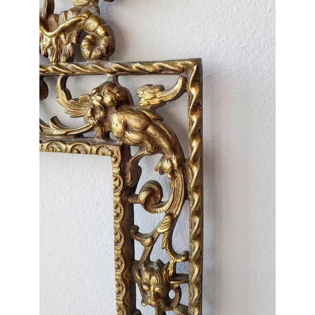 19th Century Spanish Gilt Bronze Picture Frame For Sale In Dallas - Image 6 of 11