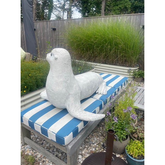 Large 1950s Italian Papier-Mâché Seal Folk Art Sculpture For Sale - Image 4 of 9
