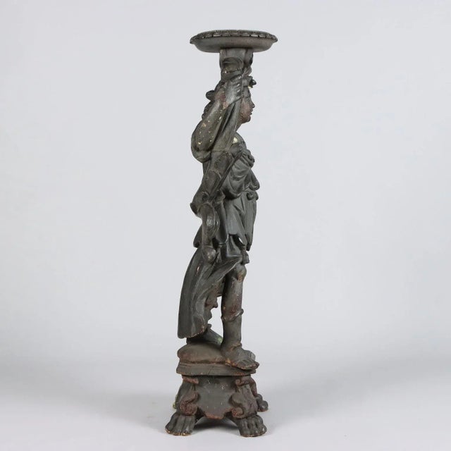 Early 18th Century Sculpture of Angel For Sale - Image 10 of 11