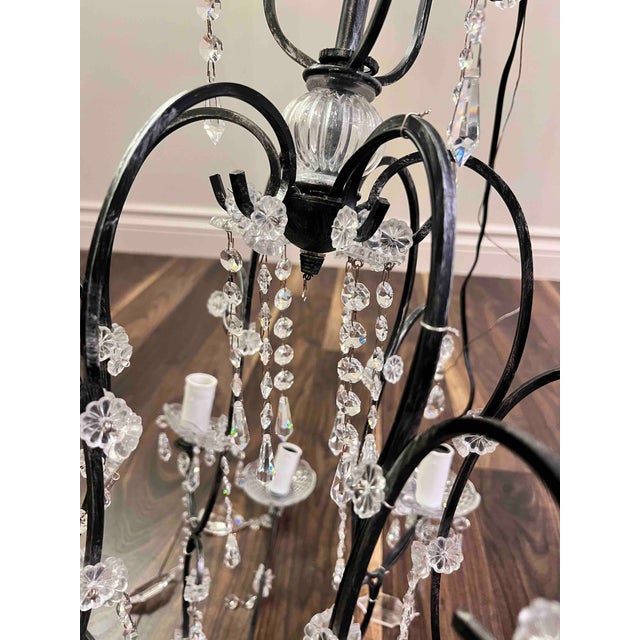 Emme Pi Light Art. 2090/6+6+1 Italian Crystal Chandelier 13 Light For Sale - Image 4 of 5