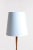 Mid-Century Scandinavian Oak & Brass Floor Lamp, 1960s For Sale - Image 4 of 5
