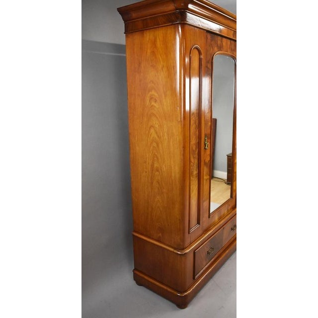 Antique Victorian Mahogany Wardrobe, 1870 For Sale - Image 6 of 8