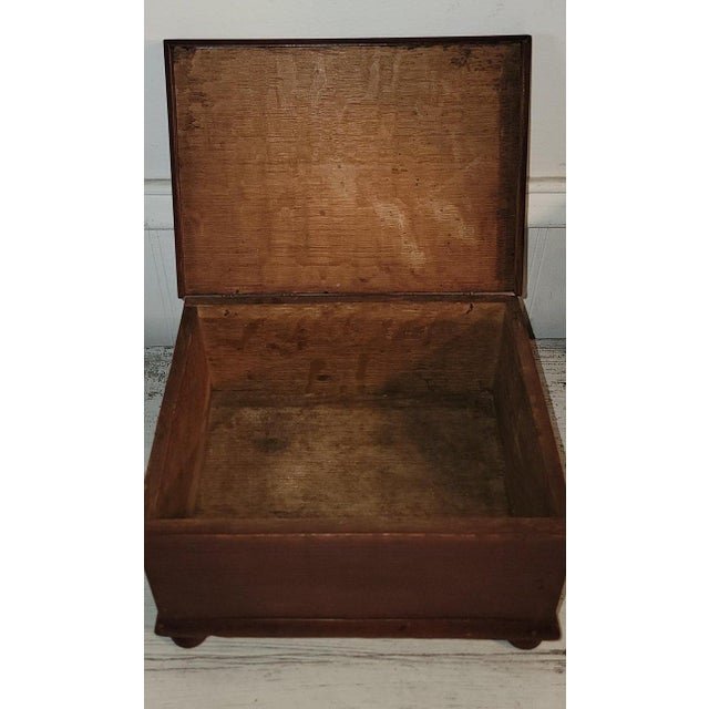 19th Century 19th Century Mini Child's Blanket Chest From Pennsylvania For Sale - Image 5 of 7