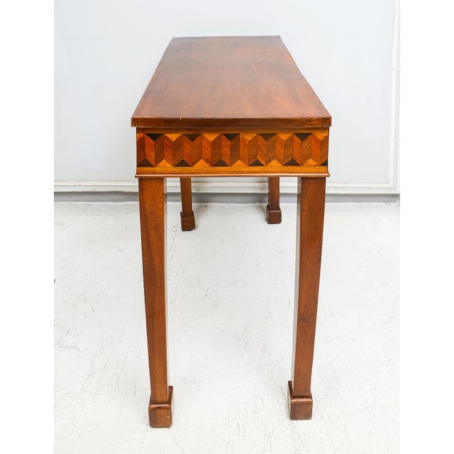 Antique Italian Parquetry Console Table For Sale - Image 12 of 13
