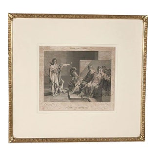 "Phèdre Et Hippolite", Print, France Circa 1800 For Sale