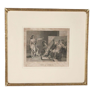 "Phèdre Et Hippolite", Print, France Circa 1800