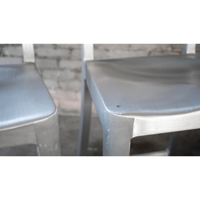 Emeco 1006 Navy Stools for Design Within Reach - Set of 4 For Sale - Image 14 of 18