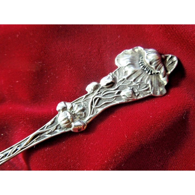 Highlights: RARE antique Sterling Stanford University souvenir spoon. Made by Paye & Baker in their collectible art...