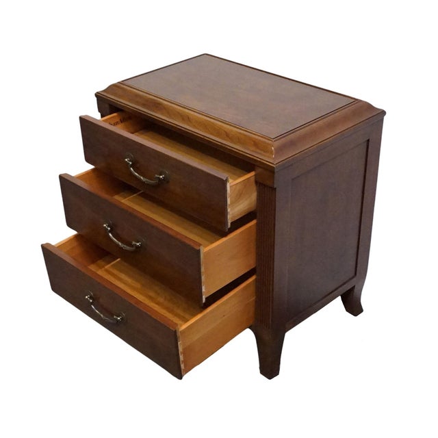 Ethan Allen Maison Collection Solid Cherry Traditional Style 23" Nightstand 25-9405 - 295 Sable Finish For Sale In Kansas City - Image 6 of 13
