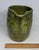 Mid 20th Century Retro Green Yellow Ware Pottery Stoneware Barrel 8” Pitcher For Sale - Image 9 of 12