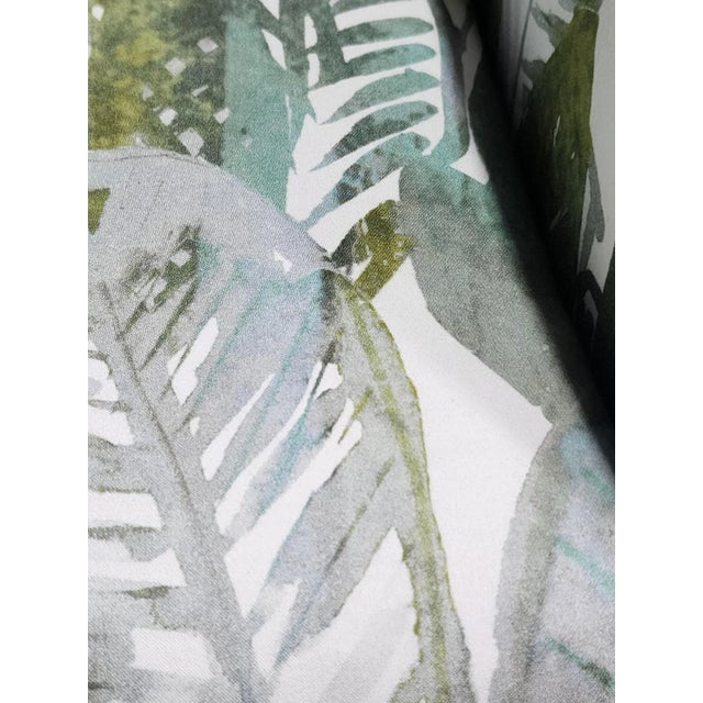 Mid 20th Century Vladimir Kagan Style Lounge Chairs in French Upholstery - Set of 2 For Sale - Image 11 of 12