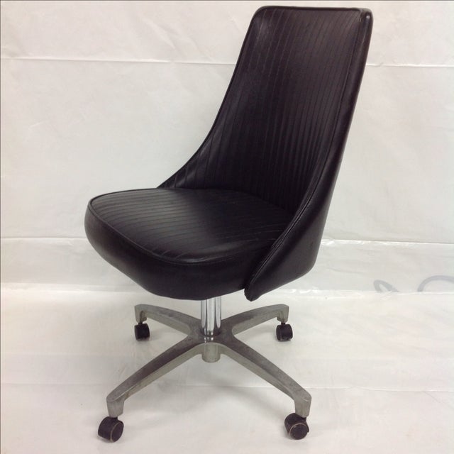 Chromcraft Sculptura Chair on Black Casters Chairish