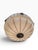 Late 20th Century Art Deco Mariner s.a. Spanish Cast Brass & Molded Alabaster Glass Inverted Bowl Chandelier For Sale In West Palm - Image 6 of 9