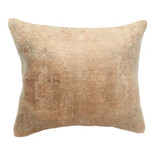 Handmade Dcorative Oushak Rug Pillow Cover -18'' X 16'' For Sale