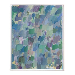 "Winter Garden," Framed Abstract Painting For Sale