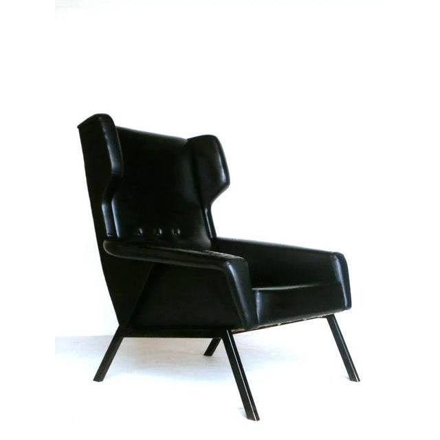 1950s Mid-Century Italian Modern Armchair, 1950s For Sale - Image 5 of 10