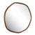 The Ambrose Indoor-Outdoor Round Mirror Breaks The Mold With Its Free-form, Abstract Shape, Made Of Cast Aluminum In An...