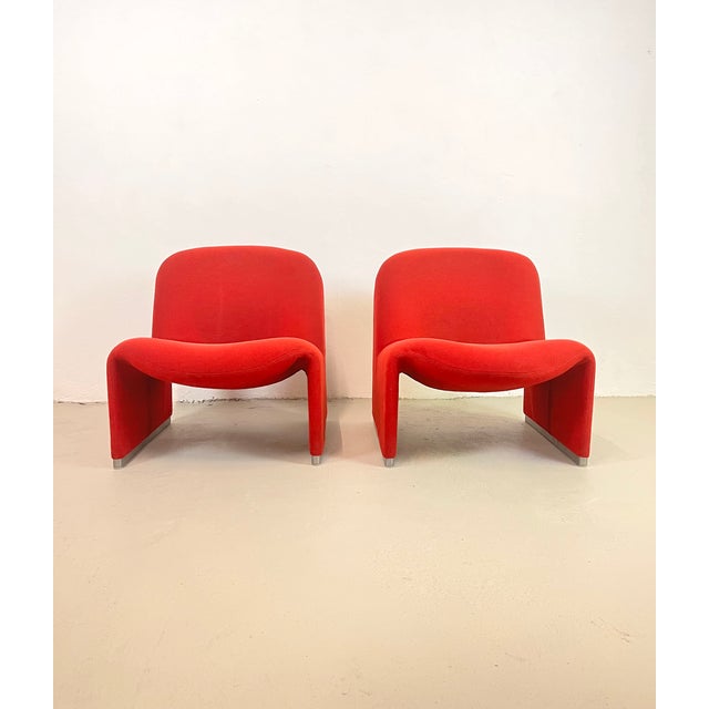 Alky Armchairs attributed to Giancarlo Piretti for Castelli / Anonima Castelli, 1980s, Set of 2 For Sale - Image 6 of 6