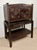 Spanish Carved Oak Bargueño on Stand, 1930 For Sale - Image 6 of 12