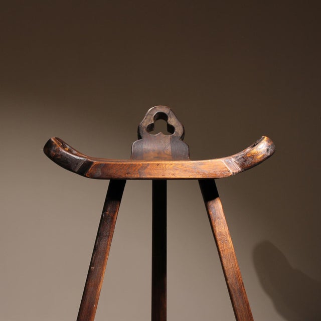 ​This set of five striking bar stools impresses with its sculptural design and the high-quality craftsmanship of Spanish...