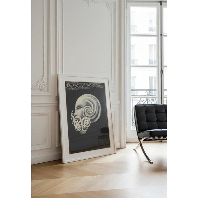 Capture a piece of art history with this rare, original exhibition poster by renowned Polish surrealist Franciszek...