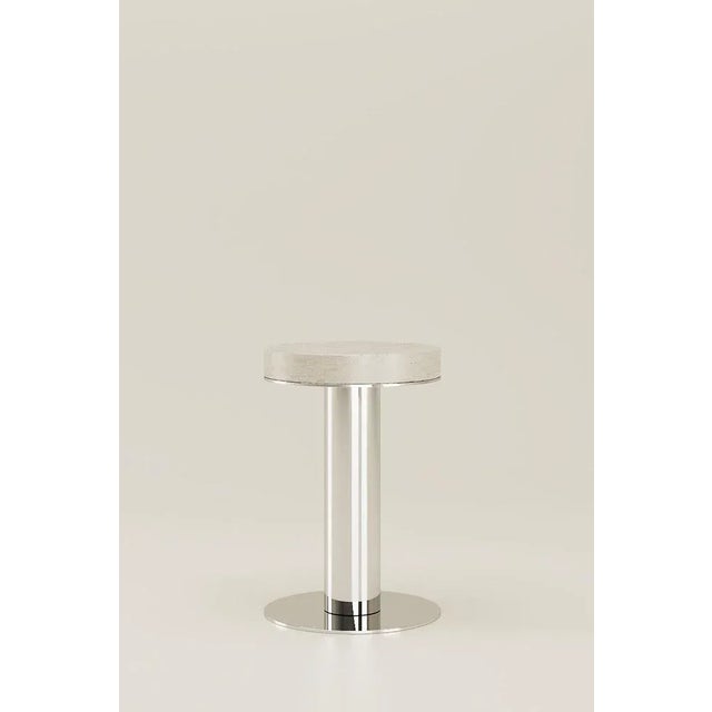 Franco Albini Rosso Levanto Nail Side Table by Andrea Bonini For Sale - Image 4 of 7