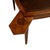 American Vintage Old Colony Beacon Hill Walnut & Leather Games Table W/ Hidden Drink Holders For Sale - Image 3 of 14