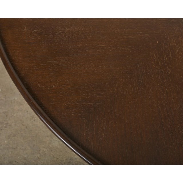 Coffee Michael Berman Ltd. Round Walnut Palma Dining Table For Sale - Image 8 of 12