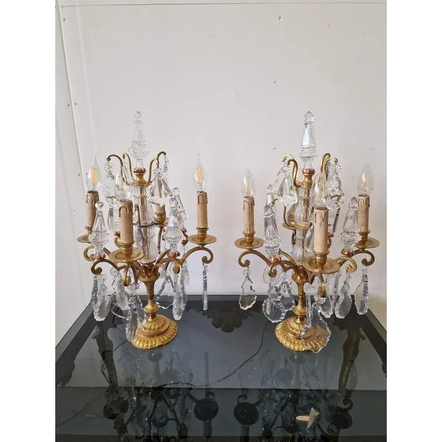 Bronze Table Lamps, Set of 2 For Sale - Image 5 of 9