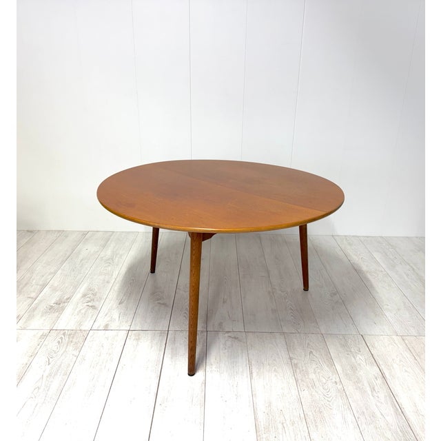 Wood Vintage Heart Dining Set by Hans Wegner for Fritz Hansen, 1950s, Set of 7 For Sale - Image 7 of 18