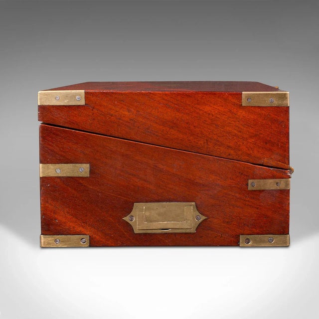 1820's Antique Officer's Campaign Correspondence Box For Sale - Image 10 of 12