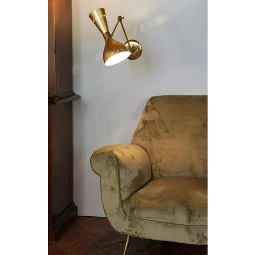 Mid-Century Modern Articulated Sconce by Silvio Piattelli For Sale - Image 3 of 13