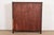 R. J. Horner Style Antique American Empire Carved Mahogany Leaded Glass Front Double Bookcase Cabinet, Circa 1890s For Sale - Image 10 of 11