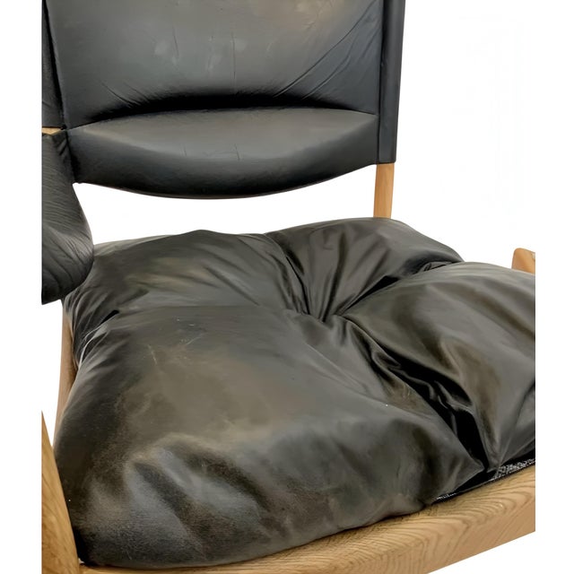 Mid-Century Modus Armchair, Table & Stool in Oak by Kristian Solmer Vedel for Soren Willadsen, Denmark, 1960s, Set of 4 For Sale - Image 13 of 18