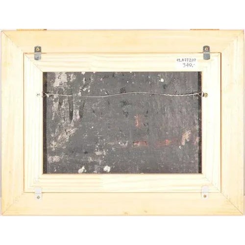 Modern Morning by the Sea, Oil on Canvas, 20th Century For Sale - Image 3 of 4