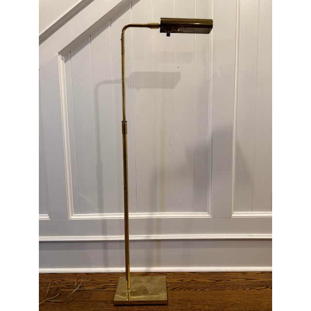 Mid-Century Modern Vintage Koch + Lowy Pharmacy Floor Lamp For Sale - Image 3 of 12
