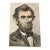 Contemporary Original E.J.Hartmann Abraham Lincoln Portrait Painting Signed For Sale